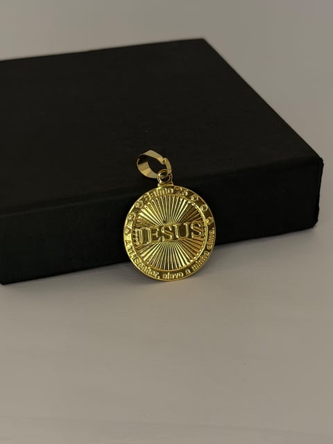 Pingente medalha JESUS (M) | X1joias