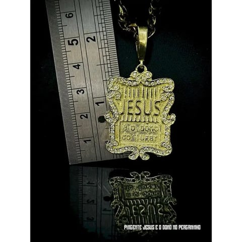 PINGENTE JESUS É O DONO PERGAMINHO | Mafia do Ouro18k