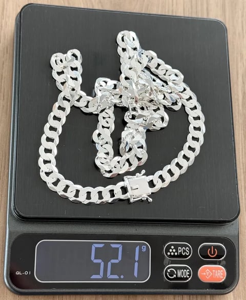 L3-30 Corrente Grumet Italiana Gaveta 8,9mm 70cm | Everest Jóias