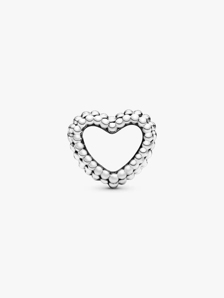 Charm Coração com Esferas | Like Joias e Acessórios