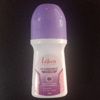 DESODORANTE ROLL-ON LEBEN 55ML COTTON | Evidenci distribuidora