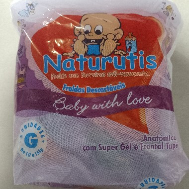 FRALDA NATURUTIS PCT C/5 UND TAM G | Evidenci distribuidora