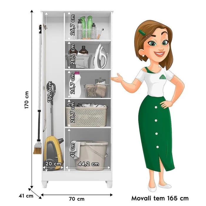 Multiuso Moval Jade com 2 Portas | ELETRO KIT (3)
