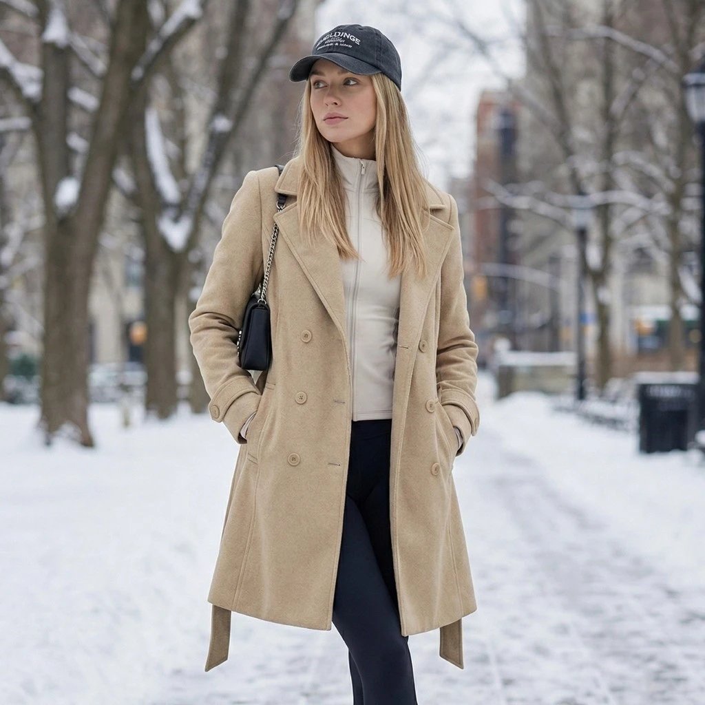 Casaco trench coat bege | Linqui