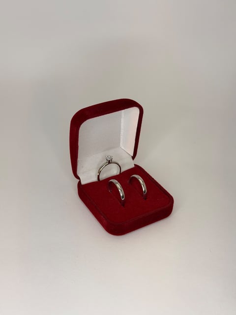 Aliança prata (3mm) aço inoxidável | X1joias