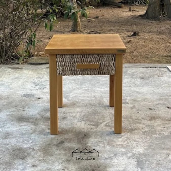 Mesa De Cabeceira Riacho em Taboa | Casa do Lírio (3)