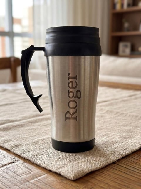 Caneca Térmica Personalizada à laser | Like Joias e Acessórios