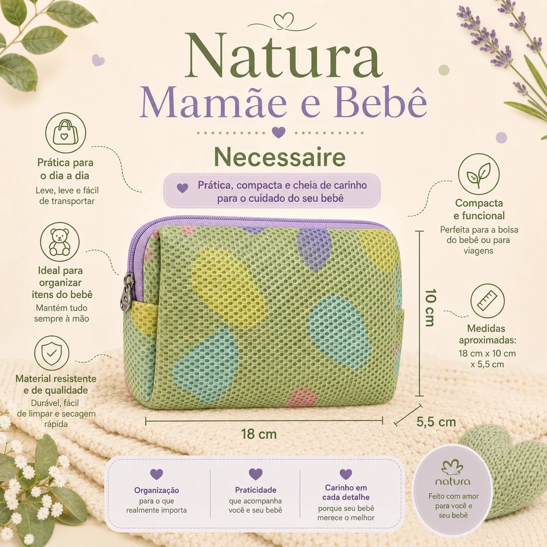 Necessaire MAMÂE BEBÊ | Loja Chrysdape