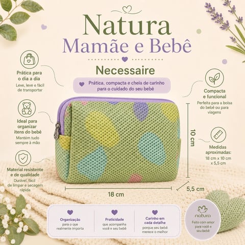 Necessaire MAMÂE BEBÊ | Loja Chrysdape