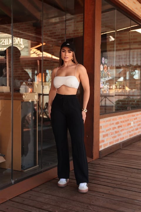 Calça Modal Flare | Whw confecções