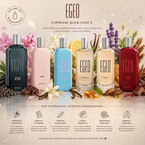 Perfume EGEO 90ml | Loja Chrysdape