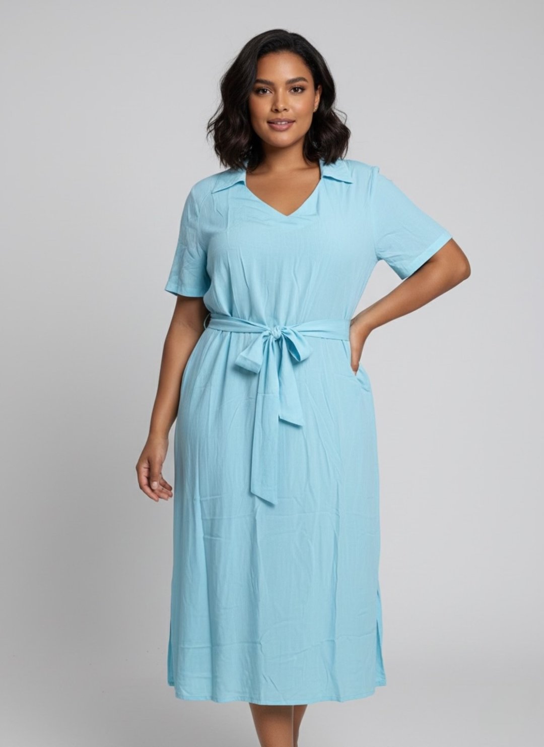 Vestido Plus Size PS81 | Dryffer Fashion