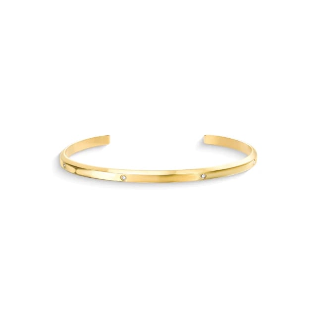Bracelete Cravejado Dourado | Like Joias e Acessórios