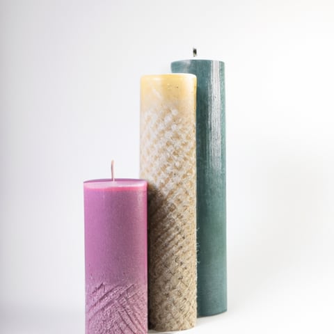 Kit 3 velas decorativas | Linqui