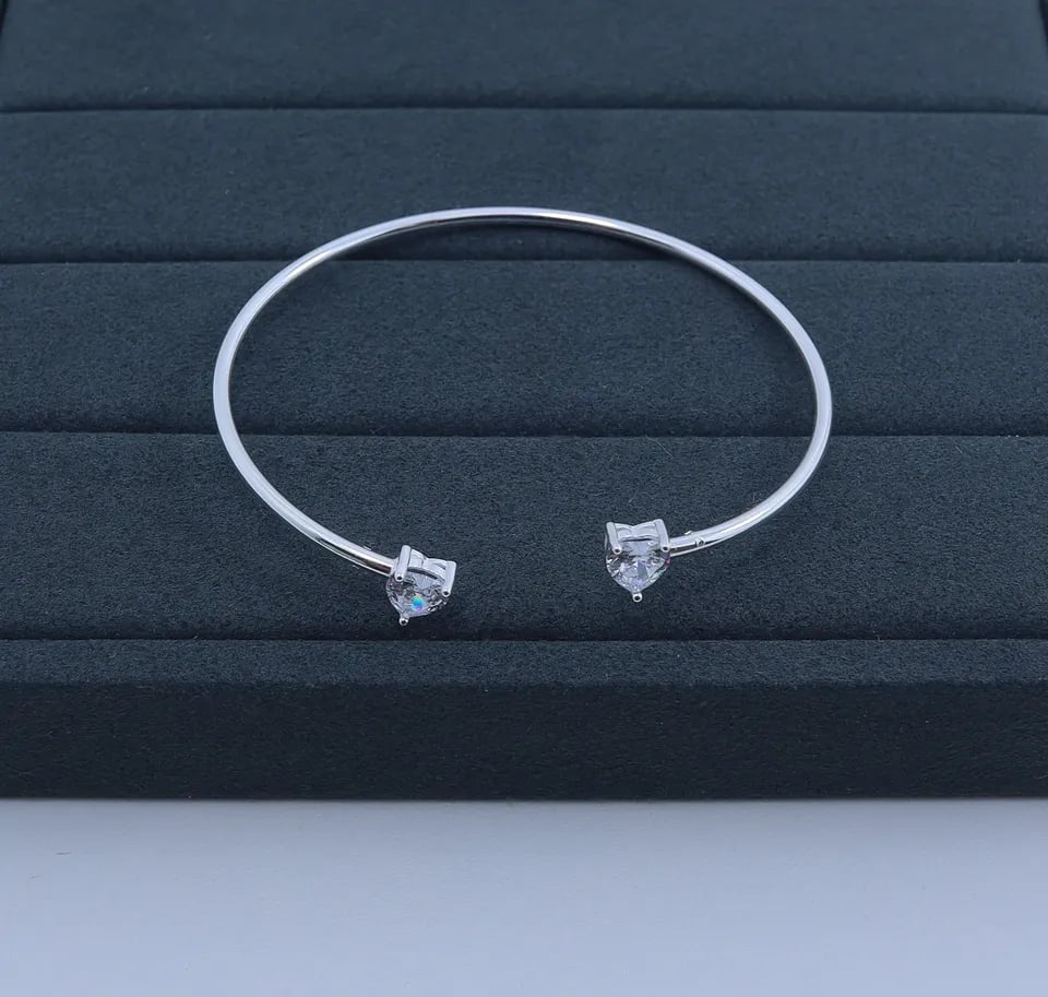 G1-12 BRACELETE IMPORTADO CORAÇÃO CRISTAL | Everest Jóias