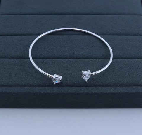 G1-12 BRACELETE IMPORTADO CORAÇÃO CRISTAL | Everest Jóias