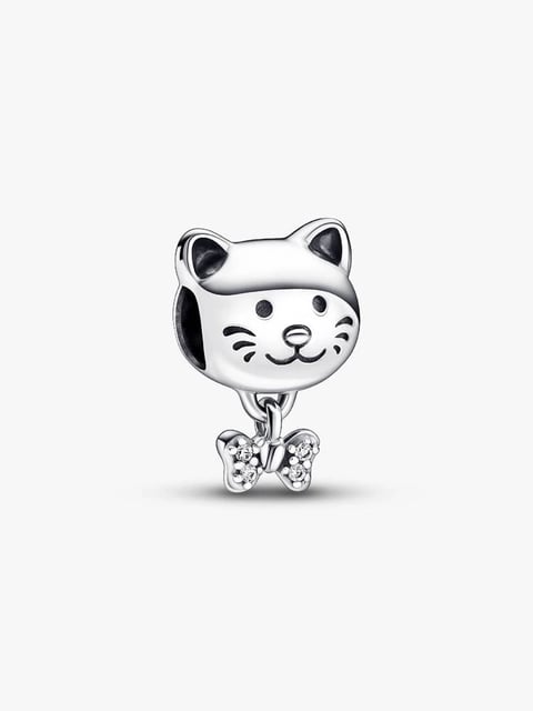 Charm de Gato de Estimação e Laço | Like Joias e Acessórios