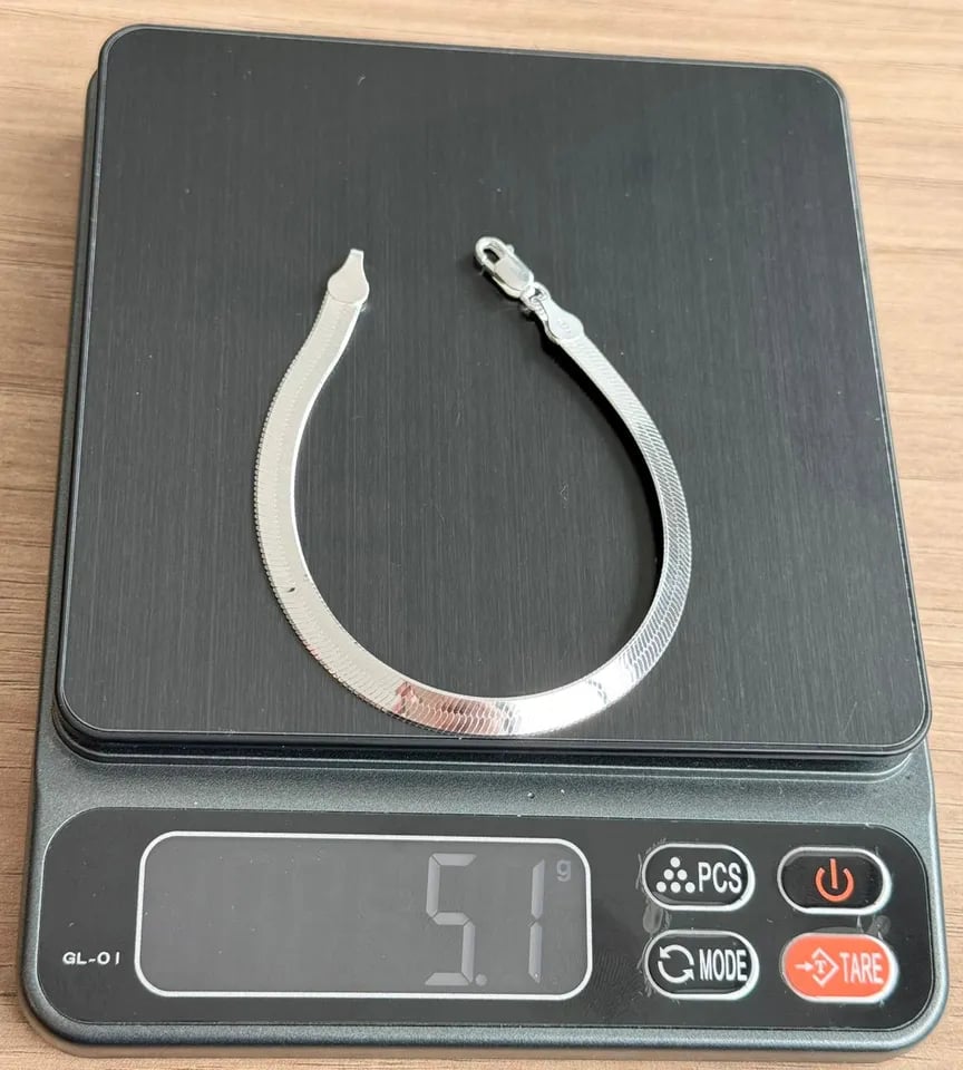 L5-11 Pulseira Laminada 18,5cm | Everest Jóias