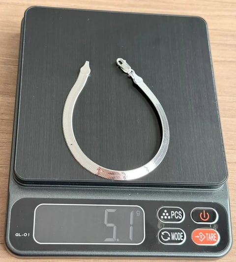 L5-11 Pulseira Laminada 18,5cm | Everest Jóias