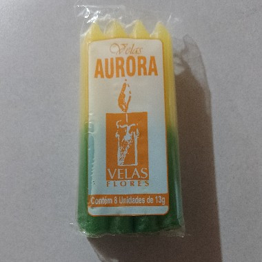 VELA AURORA 2 TONS AMARELA/VERDE | Evidenci distribuidora