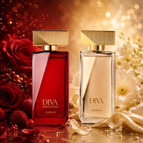 Perfume DIVA 100ml Eudora | Loja Chrysdape