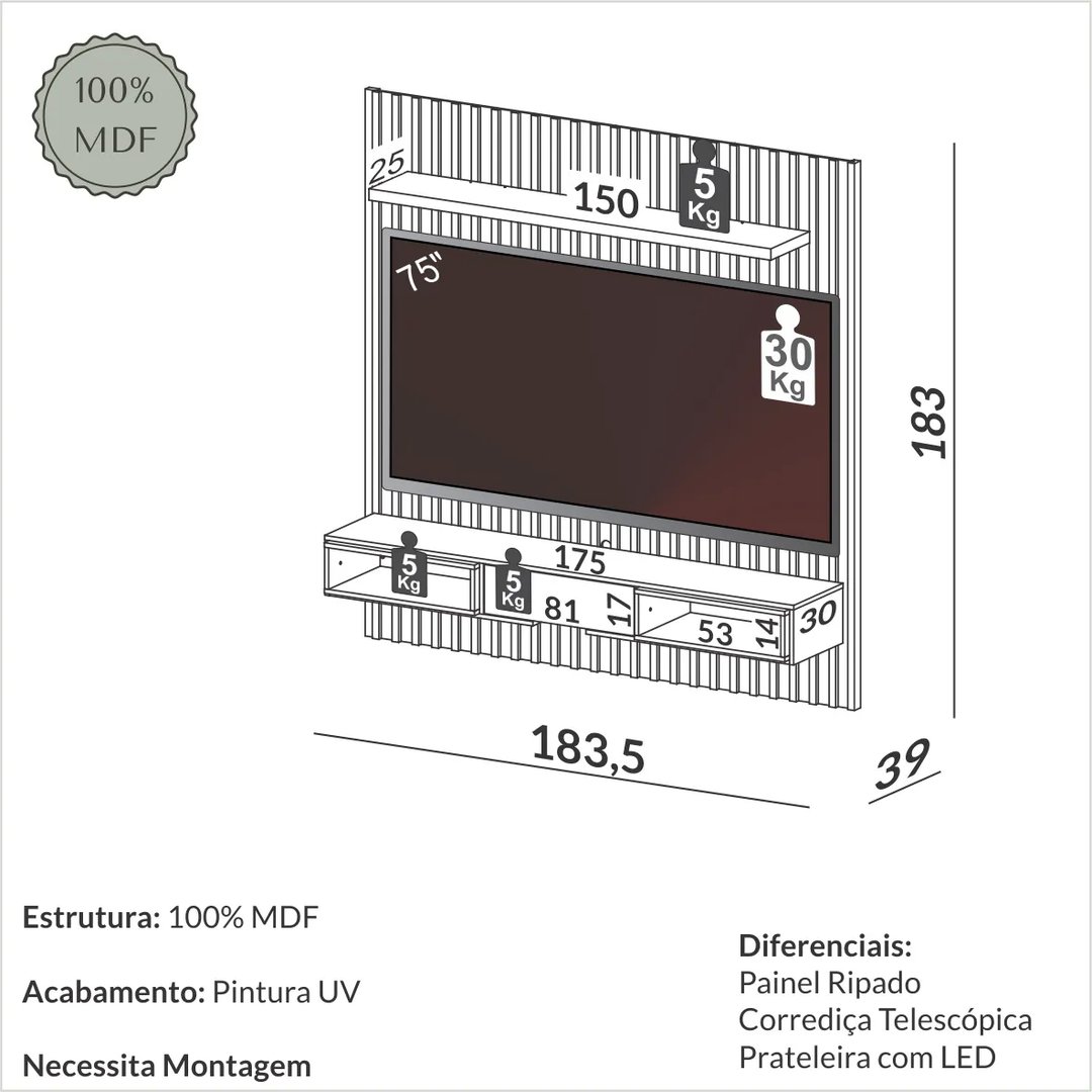 Painel Dalla Costa TB188 | ELETRO KIT (3)