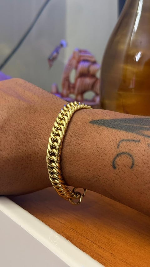 PULSEIRA GRUMET OCA DE 10MM | Everest Jóias