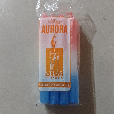 VELA AURORA 3 TONS ROSA/BRAN./AZUL | Evidenci distribuidora