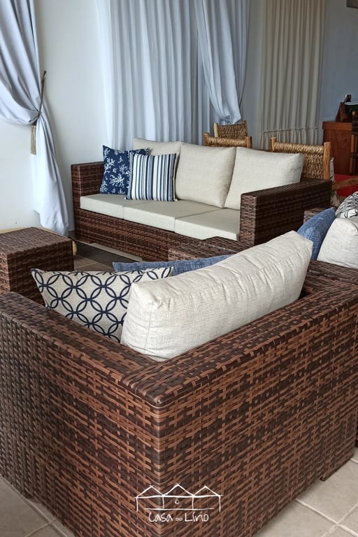Poltrona Luciano em Junco Sintético Fita 10 | Casa do Lírio (3)