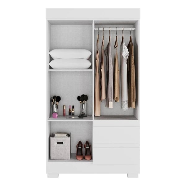 Roupeiro ACP Maya 4 Portas com Pés | ELETRO KIT (2)