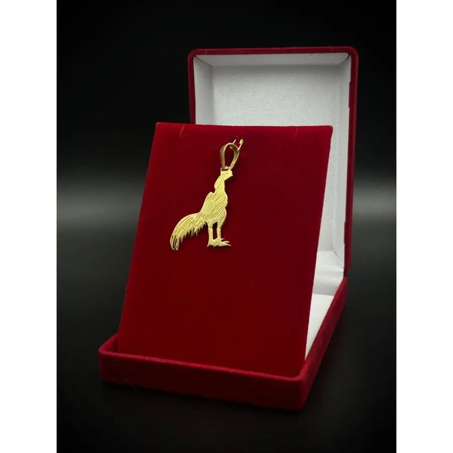 PINGENTE GALO 4CM | Everest Jóias (2)