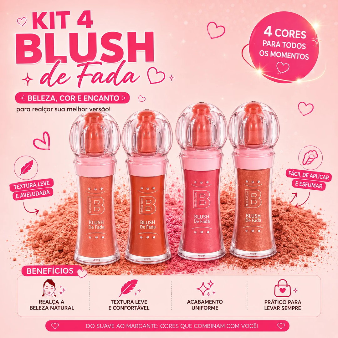 Blush de fada 6g | Loja Chrysdape