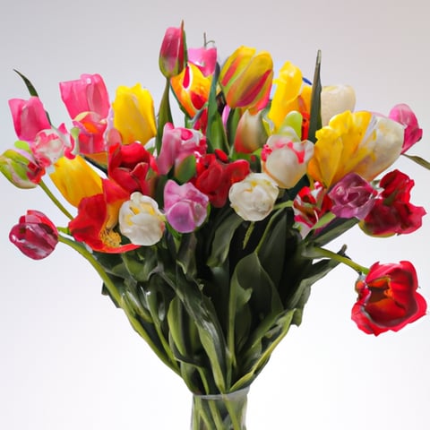 Buquê de tulipas mistas | Linqui