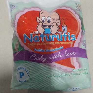 FRALDA NATURUTIS PCT C/5 UND TAM P | Evidenci distribuidora