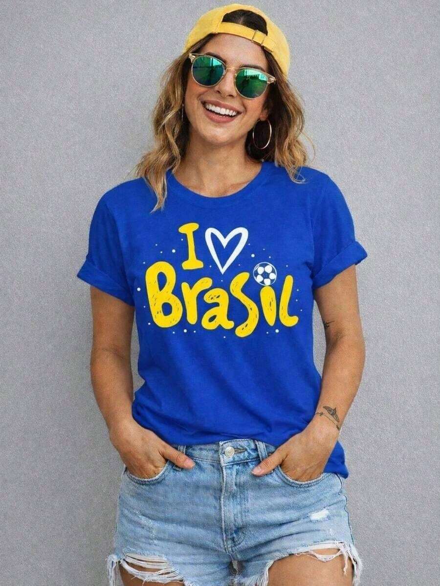 Blusa Copa do Mundo Camiseta 100% Algodão rumo ao Hexa | Linqui (2)