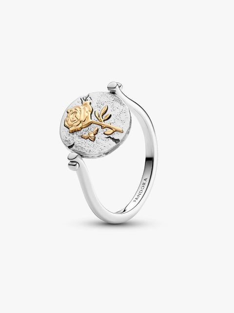 Anel de Medalhão Reversível Rosa | Like Joias e Acessórios