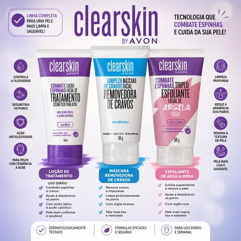 Creme CLEARSKIN | Loja Chrysdape