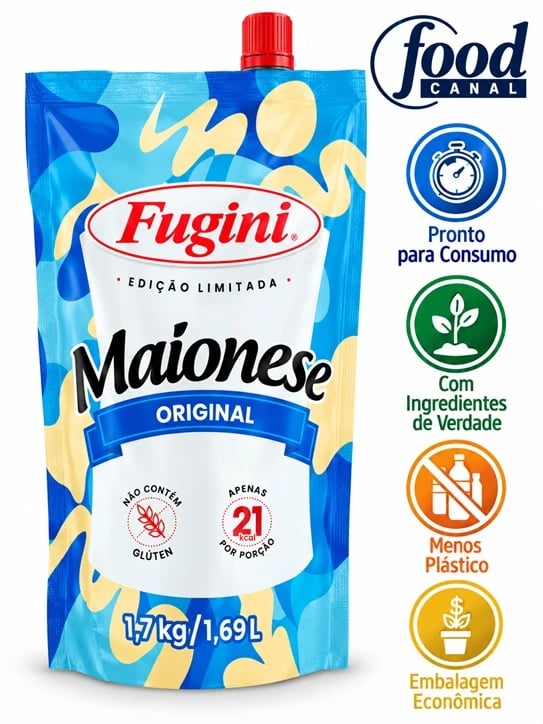 FOOD MAIONESE FUGINI TRADIC 6X1,7KG | Central de Negócios B2B