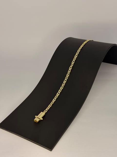 Pulseira Piastrine 4mm (Fecho Duplo) | X1joias