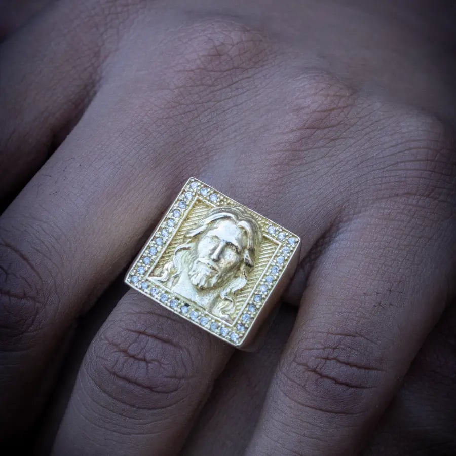 ANEL ROSTO DE CRISTO 3D | Everest Jóias (3)