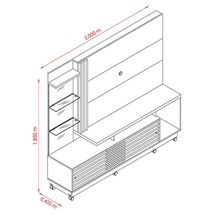 Home Theater Madetec - Frizz Plus com Pés | ELETRO KIT (3)