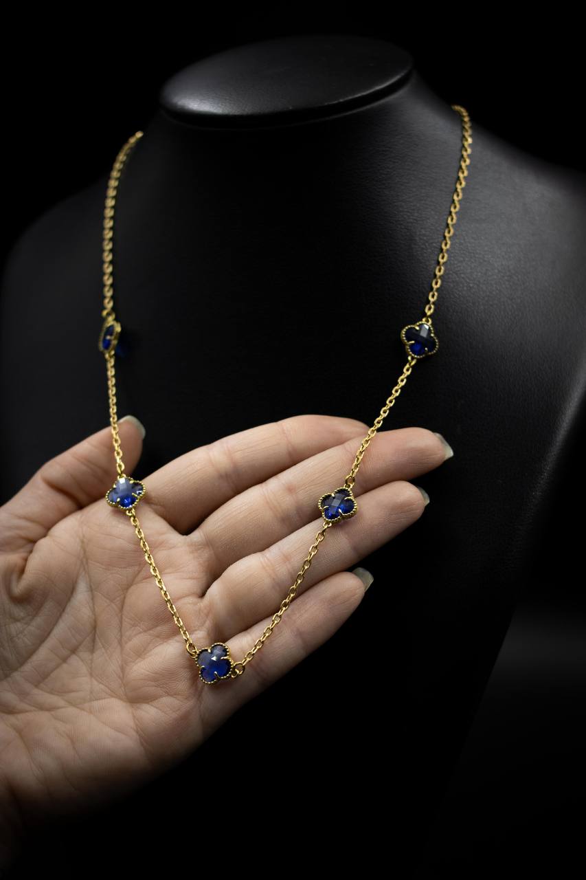 CORRENTE VAN CLEEF AZUL | Everest Jóias