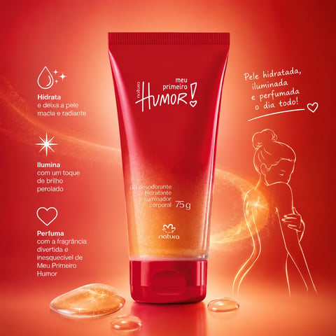Gel Desodorante Hidratante Iluminado 75 g MEU PRIMEIRO HUMOR | Loja Chrysdape