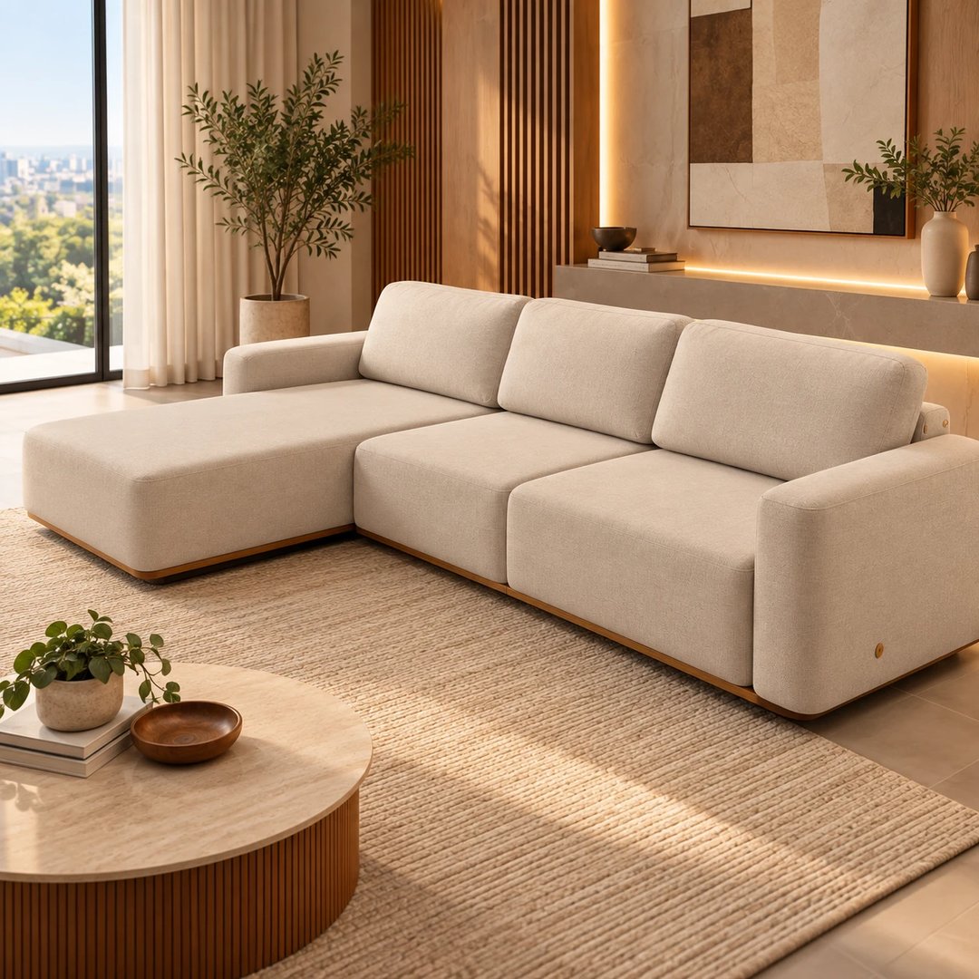Sofá Plataforma Chaise 2437 | ELETRO KIT (2)