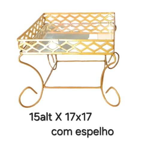 BANDEJA PÉ ARANHA LOSANGO 15ALT | ART'S FERRO