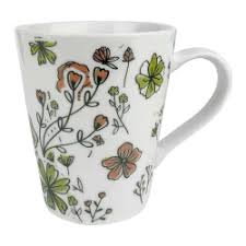 CANECA 290ML FLORAL SORTIDA | Evidenci distribuidora