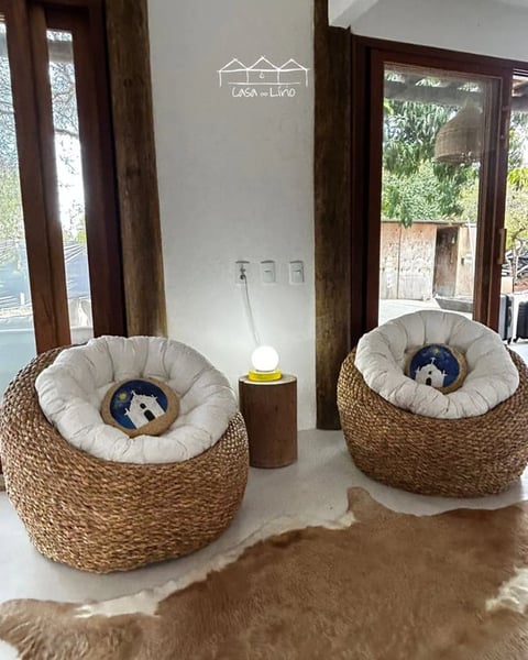 Poltrona Bola em Taboa | Casa do Lírio