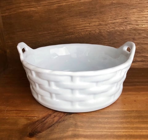 Cesta Trançada | Nah Porcelanas