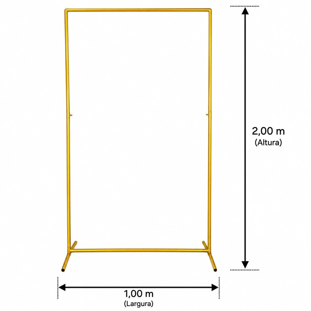 ARCO QUADRADO 2,00ALTURAX1,00LARG | ART'S FERRO