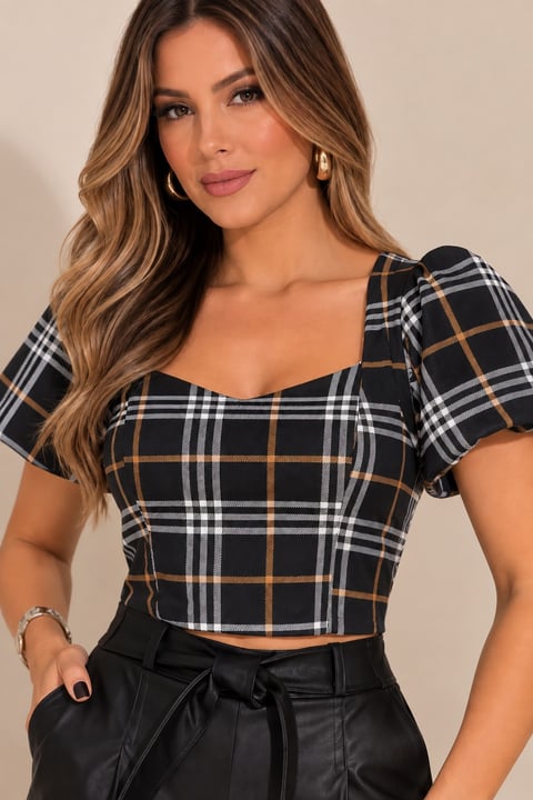 Blusa cropped BL80 | Dryffer Fashion